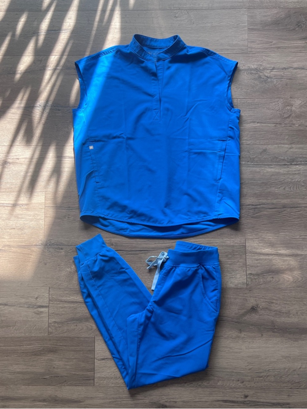 Figs Royal Blue Rafaela Top & Jogger XS